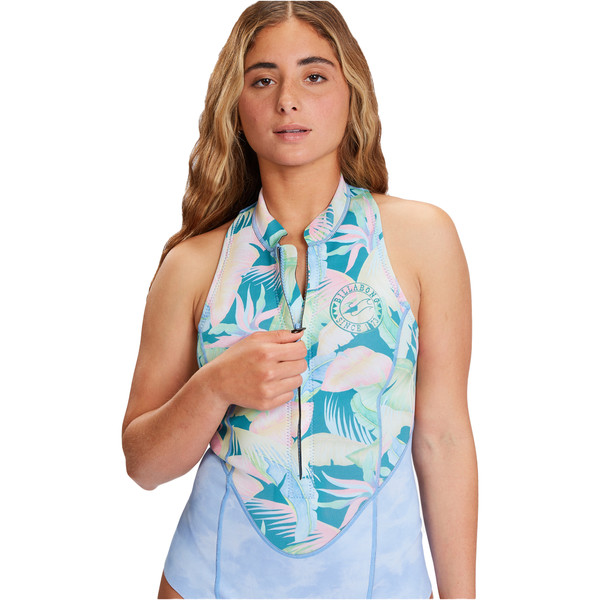 2022 Billabong Womens Salty Dayz 1mm Sleeveless Shorty Wetsuit F41F14